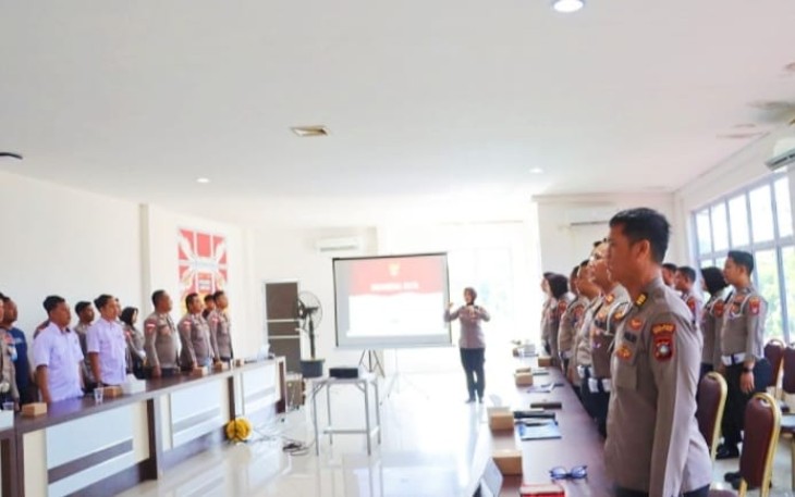 Polres Bintan Adakan Latihan Pra Operasi Patuh Seligi Tahun 2025 