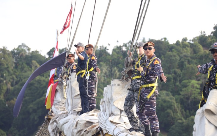 KRI Bima Suci Lanjutkan Pelayaran Menuju Penang Malaysia 