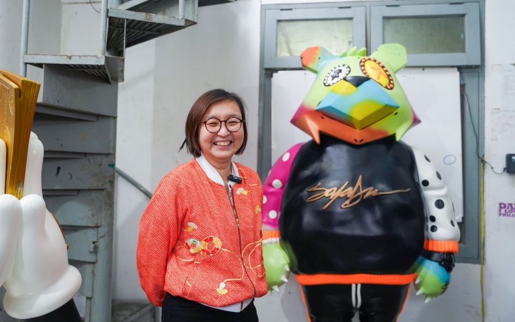Wamenekraf/Wakabekraf, Irene Umar melakukan kunjungan sekaligus memberikan apresiasi terhadap Warehouse Museum of Toys di Jakarta Barat, Selasa (21/1/2025).
