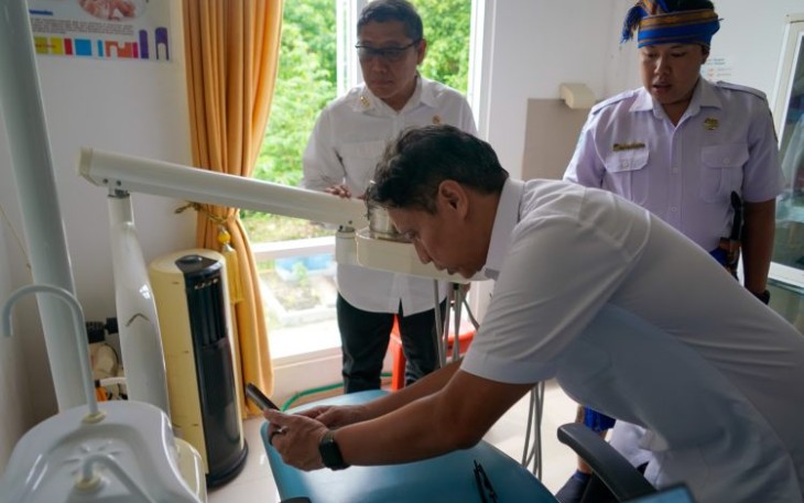 Menkes saat Cek Kesiapan Quick Win PKG di Puskesmas Sumba Barat Daya