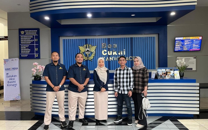 Kanwil Bea Cukai Aceh menerima kunjungan PT Rosin Trading Internasional 