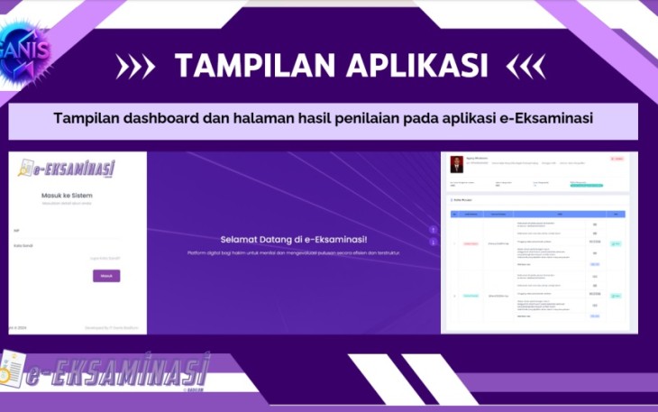 Tampilan Aplikasi E-Eksaminasi