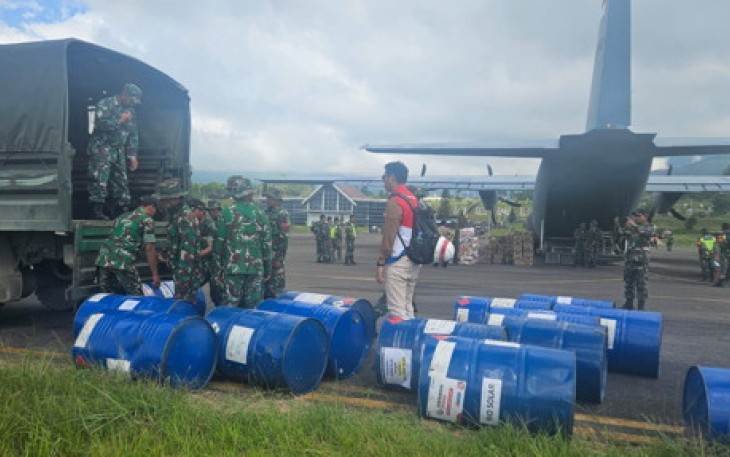 Foto istimewa pengiriman BBM pasca bencana Aceh Sumatera 