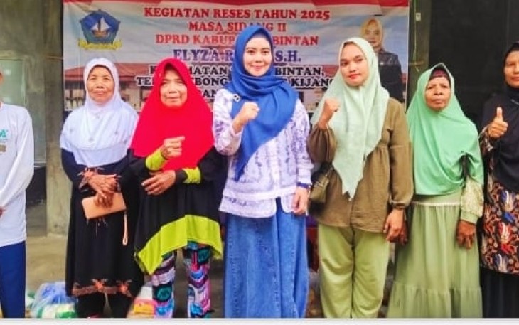 Gelar Reses Elyza Riani SH Serap Aspirasi Masyarakat di Desa Sebong Lagoi