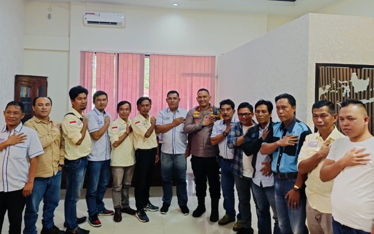 Pengurus SMSI Kabupaten Kepahiang diterima langsung Kapolres Kepahiang AKBP. Mohammad Faisal, S.IK, S.H, M.H.