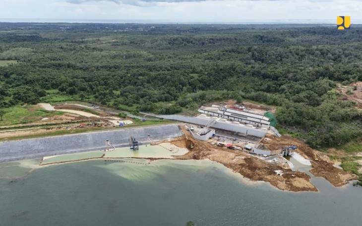 Bendungan Marangkayu Suplai Air Irigasi Seluas 1000 Hektare di Kutai Kartanegara