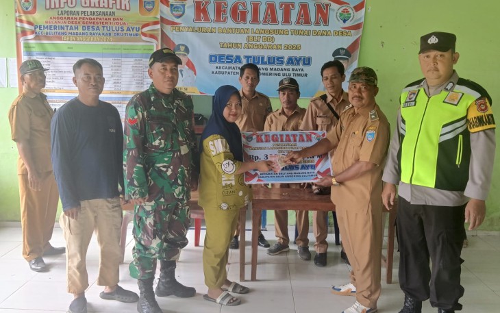 Desa Tulus Ayu Salurkan BLT DD Tahap Pertama 