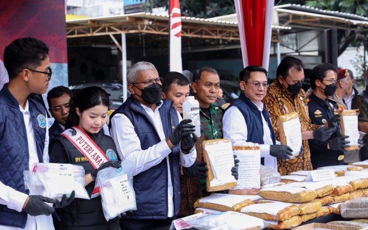 BNN Musnahkan 474 Kg Barang Bukti Narkotika