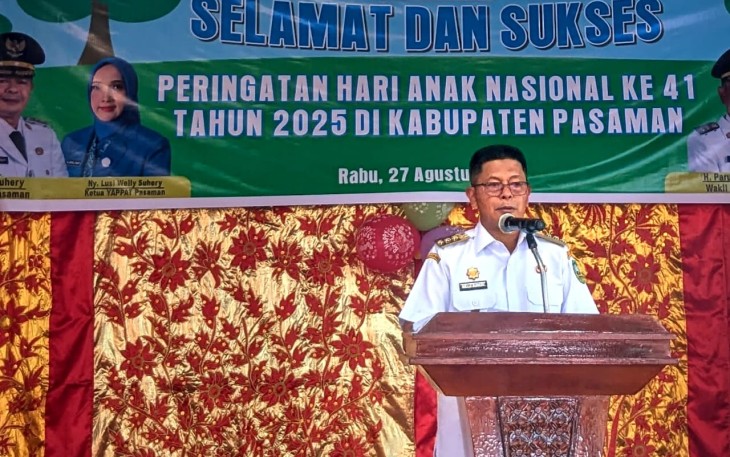 Lantunan Fasih Ayat Suci Alqur'an Anak Difabel SLB Bikin Bupati Welly Suhery Terenyuh