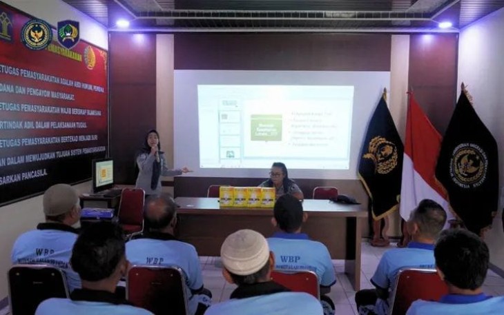 Rutan Pangkalan Brandan Gelar Penyuluhan Kesehatan Bagi Warga Binaan Lansia