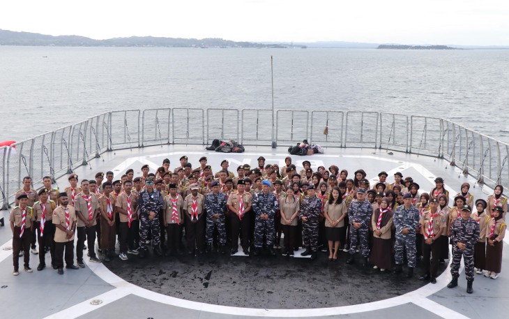 Guskamla Koarmada III Dukung Joy Sailing Pramuka Saka Bahari Sorong Peringati Hari Pramuka ke-64