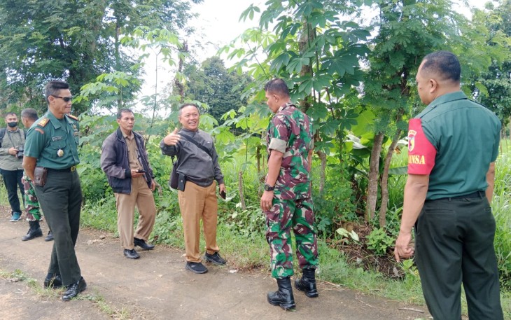 Dandim Ponorogo Tinjau Rehabilitasi Jaringan Irigasi Tersier
