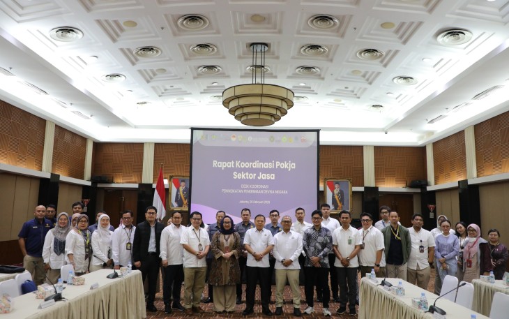 Rapat Desk Koordinasi Peningkatan Penerimaan Devisa Negara yang dilaksanakan pada Rabu 26 Februari 2025 di Kantor Bank Indonesia