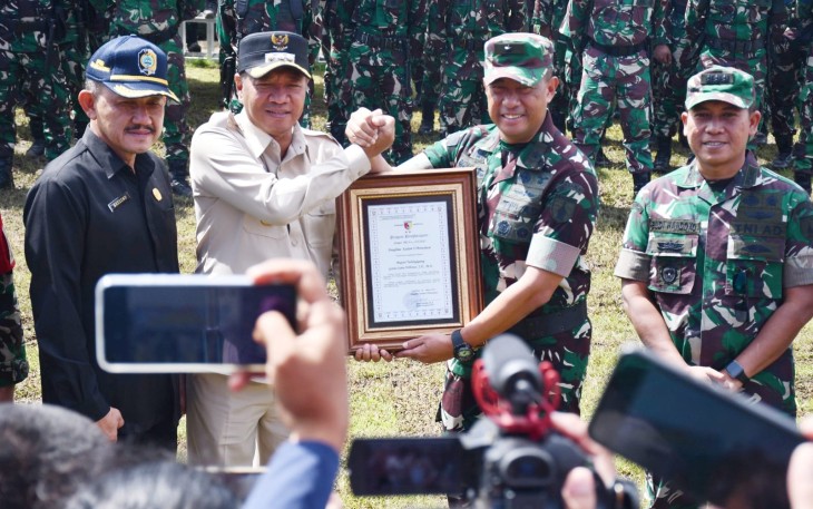  Kasdam V/Brawijaya, Brigjen TNI Terry Tresna mengaku banggga dan berterima kasih kepada semua pihak atas suksesnya penyelenggaraan TMMD ke-123 Kodim 0807/Tulungagung