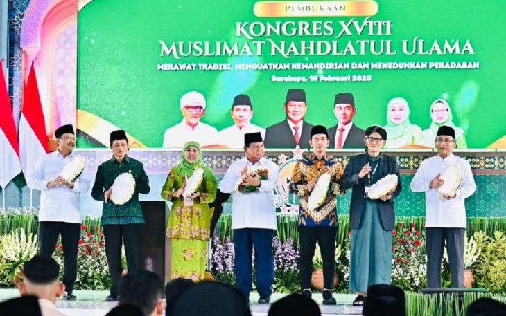 Presiden Prabowo Buka Kongres XVIII Muslimat NU