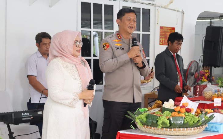 Kepala Kepolisian Daerah Kalimantan Tengah Irjen Pol Iwan Kurniawan menghadiri secara langsung acara Halal Bi Halal