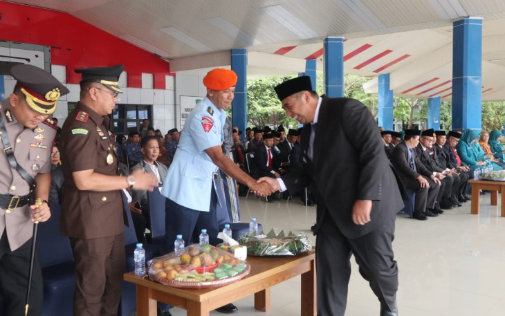 Kadispotdirga Hadiri Upacara Peringatan Hari Pendidikan Nasional di Kabupaten Maros