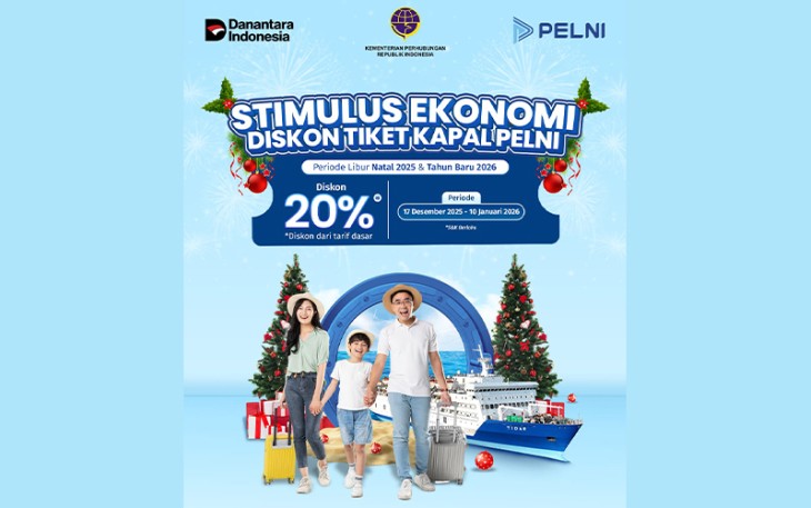 Pamplet program stimulus Ekonomi Diskon tiket Kapal Pelni