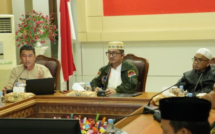 Setda Natuna saat Pimpin Rapat Penataan Non ASN Tahap ll Bersama Kepala BKPSDM