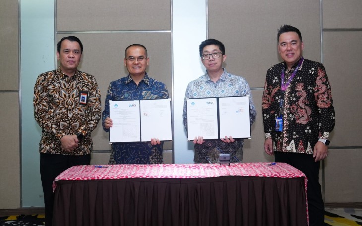 Penandatanganan perjanjian kerja sama (PKS) dengan berbagai DUDI ternama yang diselenggarakan di Jakarta.