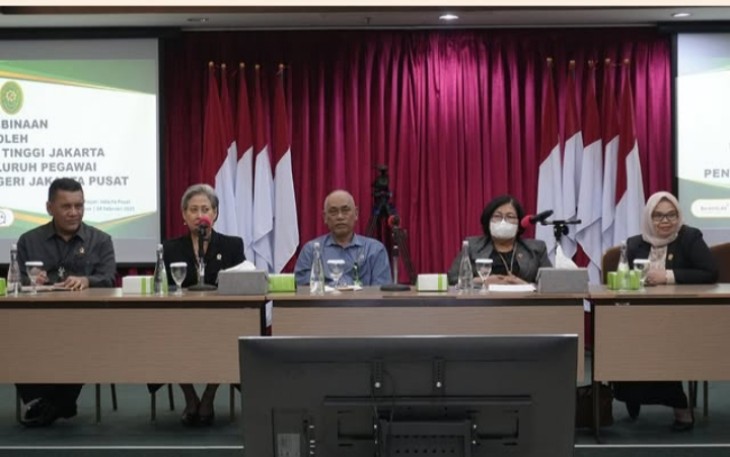 Pengadilan Tinggi Jakarta Gelar Pembinaan di PN Jakarta Pusat