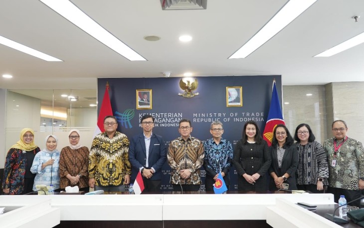 Pertemuan khusus para Menteri Perdagangan ASEAN yang diadakan dalam jaringan pada 10 April 2025.