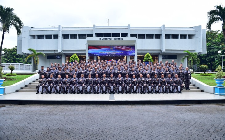 Komandan Puspenerbal Hadiri Rapat Pimpinan TNI AL 2025