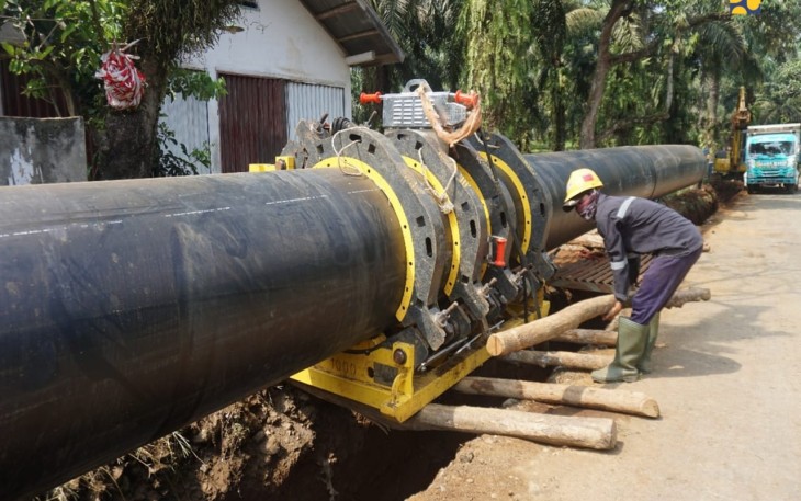 Kementerian PU Selesai Bangun SPAM Regional Benteng Kobema