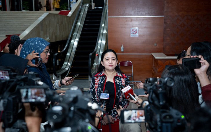 Puan di Gedung DPR, Kompleks Parlemen, Senayan, Jakarta, Kamis (30/1/2025).