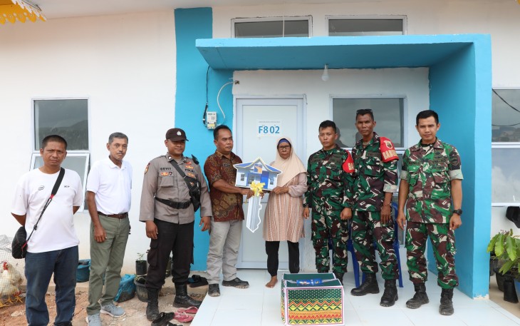 60 KK Telah Tempati Rumah Baru Tanjung Banun