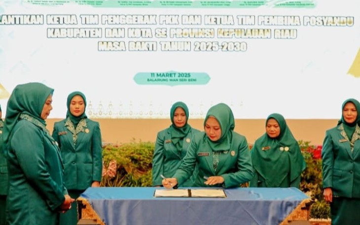 Pelantikan Ketua PKK dan Ketua Tim Posyandu