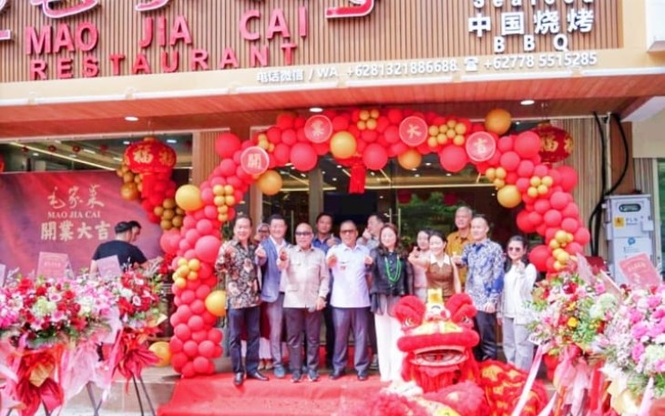 Wakil Gubernur Kepulauan Riau Meresmikan Restoran Chinese Autentik Mao Jia Cai Batam