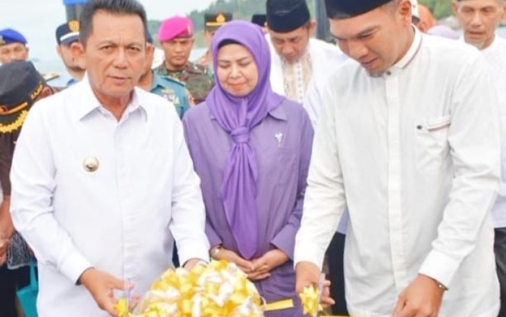 Peresmian Dermaga Apung HDPE Pelabuhan Jagoh.