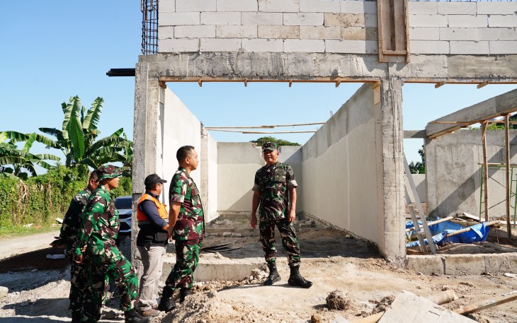 Pangdam XIV/Hasanuddin Kawal Percepatan Pembangunan KDKMP Balang Baru 