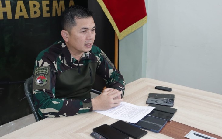 Kepala Penerangan Koops TNI Habema, Letkol Inf Wirya Arthadiguna