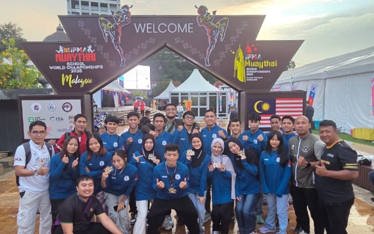 Foto bersama Kontingen Muaythai Indonesia