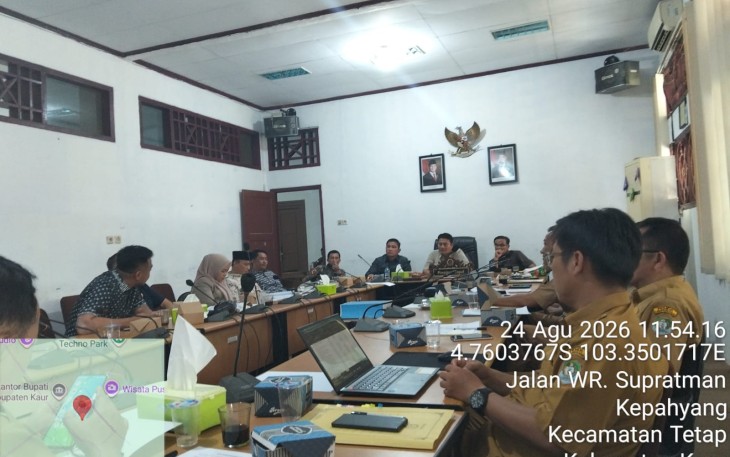 Banggar DPRD Kaur saat Gelar Rapat Bahas Rancangan KUA-PPAS APBD Perubahan 2026
