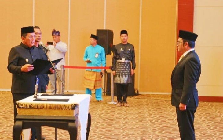 Gubernur Ansar Kukuhkan Toto Haryanto Silitonga sebagai Kepala BPS Kepri