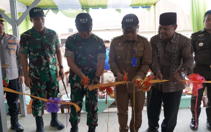 Danrem 023/KS Resmikan SPPG di Wilayah Kodim 0212/TS
