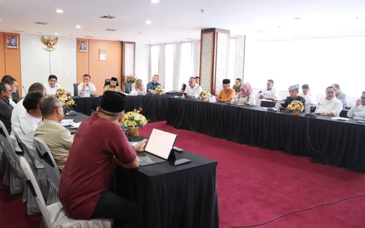 Bupati Roby saat Paparkan Sejumlah Isu Strategis di Bintan