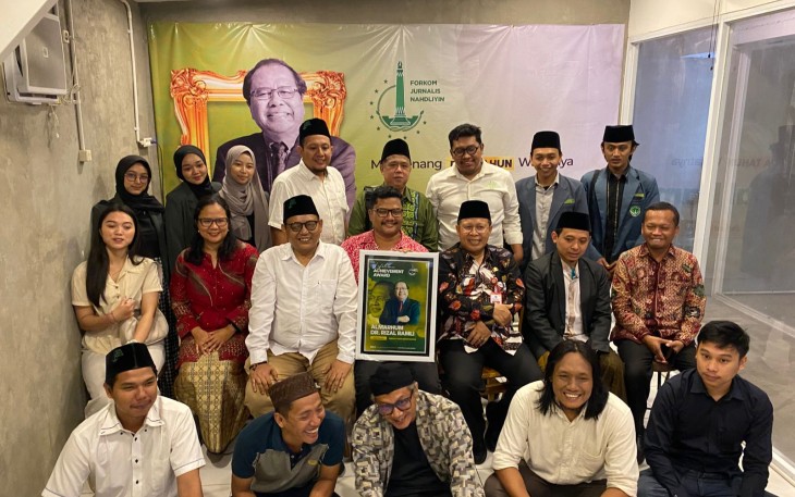 Forkom Jurnalis Nahdliyin (FJN) menggelar Haul 2 Tahun Rizal Ramli (RR) di Rumah Literasi Digital (RLD), pada 8 Januari 2026.