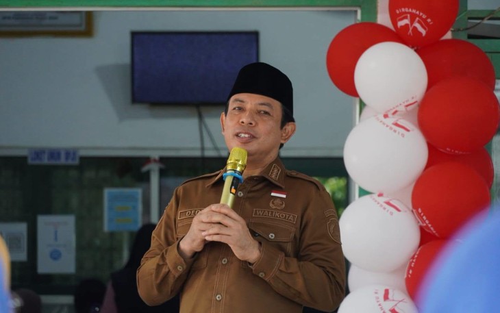 Wali Kota Bengkulu Dedy Wahyudi, membuka acara program inovasi “Ayo PUBER” (Puskesmas Bergerak) 