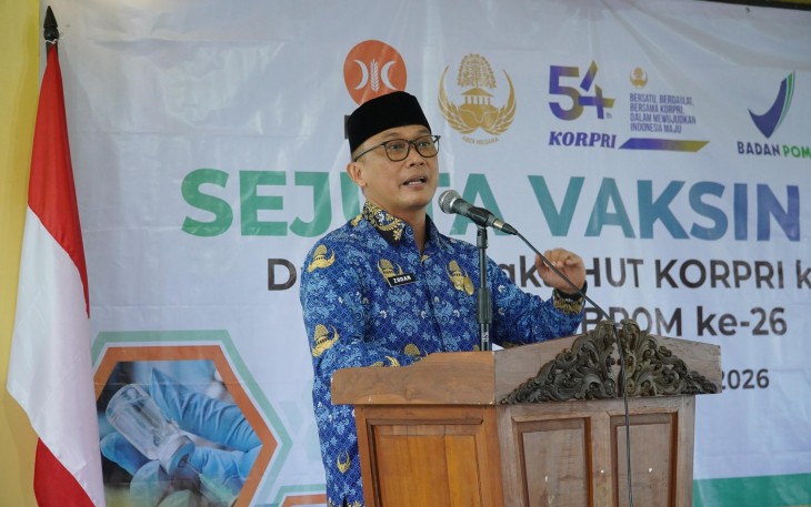 mum Dewan Pengurus Korpri Nasional sekaligus Kepala Badan Kepegawaian Negara (BKN), Prof. Zudan