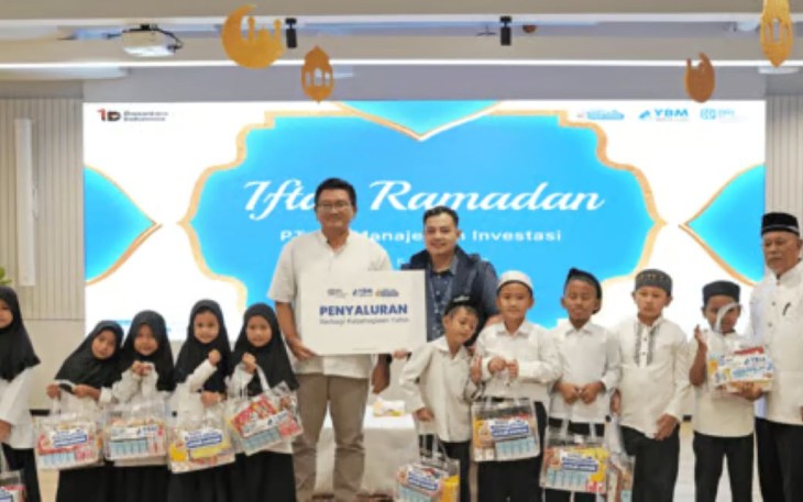 BRI Manajemen Investasi dan YBM BRILiaN Berbagi Kebahagiaan Ramadan Bersama Anak Yatim