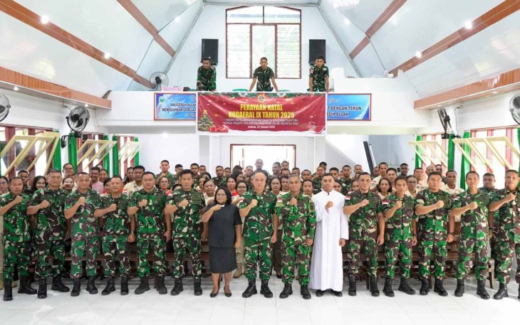 Perayaan Natal 2025 Kodaeral IX, Kamis (22/1)