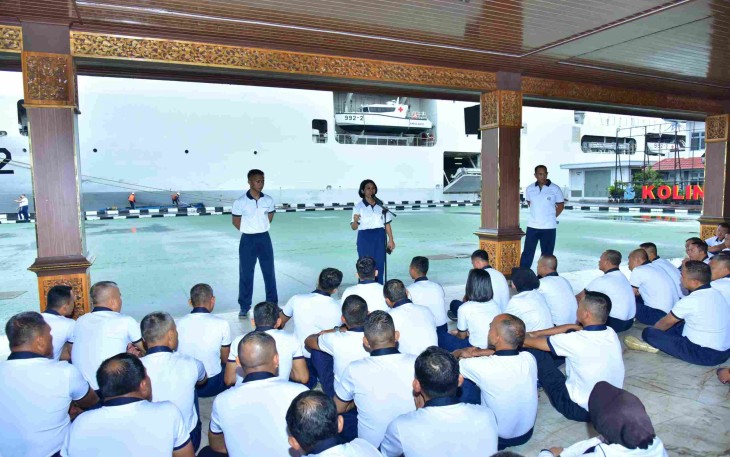 Penyuluhan hukum prajurit Kolinlamil di Jakarta, Jum'at (30/1)