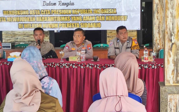 Curhat kamtibmas Polresta Sidoarjo