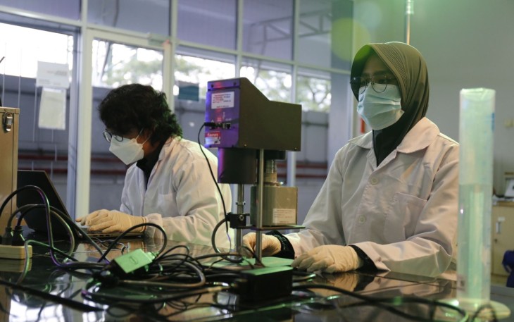 Kegiatan laboratorium Universitas Pertamina