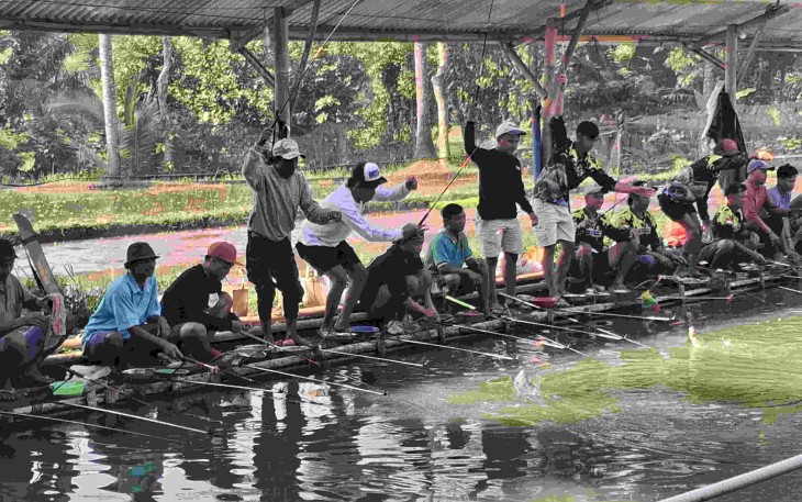 Strike mancing mania Kolam Pancing Garuda 49 Pagelaran Malang, Minggu (26/4)