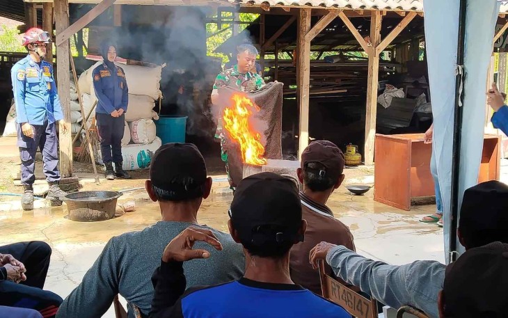 Kegiatan penyuluhan pencegahan kebakaran